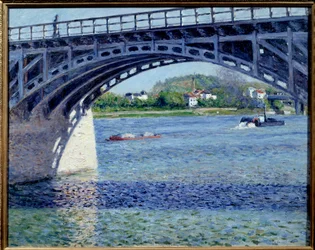 Argenteuil-bromaleriet av Gustave Caillebotte (1848-1894) 1883 Søn. 0,79x0,63 m Privat samling