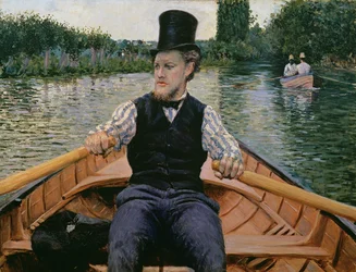 Roer med flosshatt, ca. 1877-78