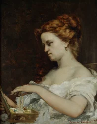 En kvinne med smykker, 1867
