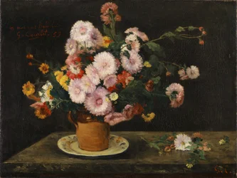 Bukett med asters, 1859