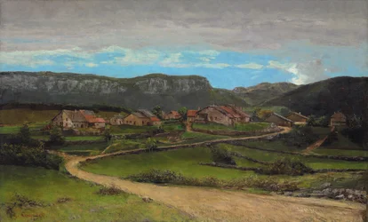 Landskap nær Ornans, ca. 1865