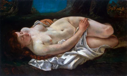 Liggende kvinne, 1865