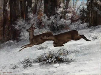 The Ruse, Roe Deer Hunting Episode Franche-Comte, 1866.