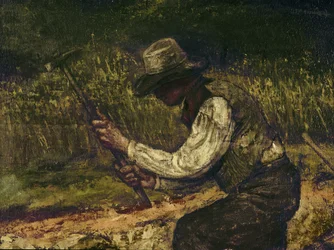 Steinbryterne, detalj, ca. 1849 (olje på lerret)