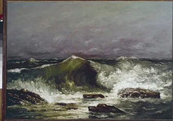 Bølgemaleriet av Gustave Courbet