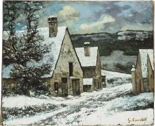 Landsbykanten om vinteren