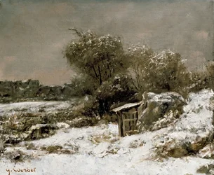 Vinterscene, 1800-tallet