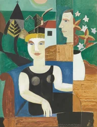 Kunstneren og hans kone i måneskinnet (Oss i Deurle)