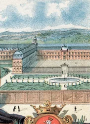 Utsikt over kongehuset i Saint-Cyr, Yvelines