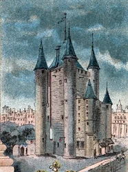 Utsikt over Temple-fengselet i Paris