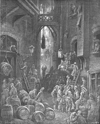 'A River Side Street', 1872.