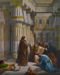 Farao påkaller Moses