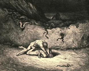 Denne luftånden er Schicchi, i et lignende lune av vilkårlig ugagn gir han fortsatt utløp for sitt nag, ca. 1890.