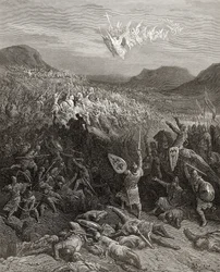 Slaget ved Nicaea i 1097, illustrasjon fra 