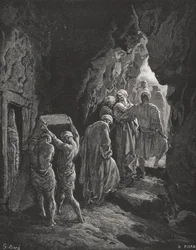 The Burial of Sarah, illustrasjon fra Dores 