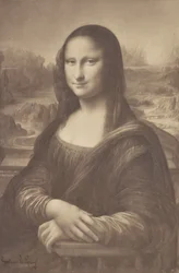 [Millets tegning av Mona Lisa]