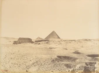 Pyramidene i Giza, 1865-69.