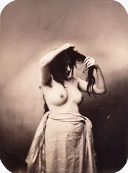 Stående kvinnelig naken, ca. 1855