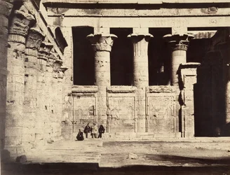 Edfu-tempelet, 1867.