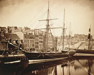 Den keiserlige yachten «La Reine Hortense» i Le Havre, 1856