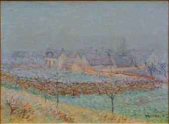 Landsbyen om våren - Seine-dalen ved dempene
