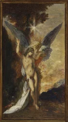 Moreau - Sankt Sebastian og engelen, ca. 1876