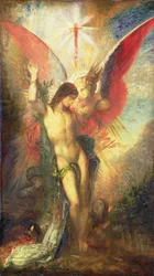 Sankt Sebastian og engelen, ca. 1876