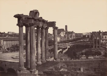 Roma, Vue Prise au Forum (Roma, utsikt over Forum), 1858–1859 (foto)