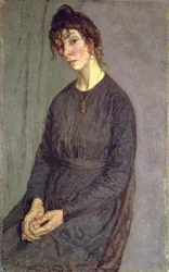 Portrett av Chloe Boughton-Leigh (olje på lerret)