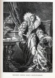 Elizabeth signerer Marys dødsdom, 1882