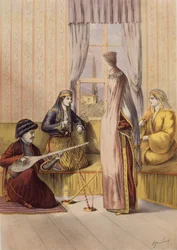 En armensk brud, gravert av Charles Parsons, 1862