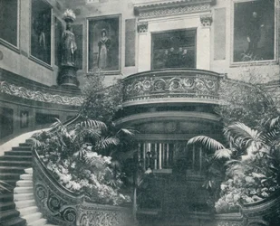 Den store trappen i Buckingham Palace, ca. 1899, 1901