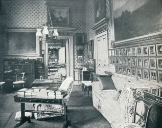 The Prince Consorts Dressing Room på Buckingham Palace, c1899, 1901