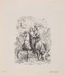 Illustrasjon til "De ville svanene" i H.C. Andersen, "Eventyr og historier", bind 1