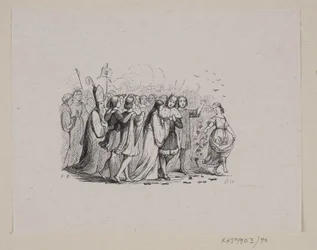 Illustrasjon til "De ville svanene" i H.C. Andersen, "Eventyr og historier", bind 1