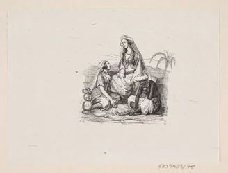 Illustrasjon til "Den flygende kofferten" i H.C. Andersen, "Eventyr og historier", bind 1