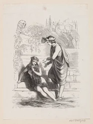 Illustrasjon til "Den lille havfruen" i H.C. Andersen, "Eventyr og historier", bind 1