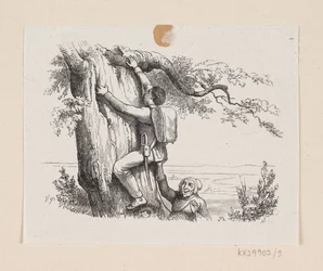 Illustrasjon til "Fyrverkeri" i H.C. Andersen, "Eventyr og historier", bind 1