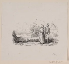 Illustrasjon til «Høren» i H.C. Andersen, "Eventyr og historier", bind 2