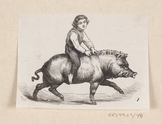 Illustrasjon til "The Metal Pig" i H.C. Andersen, "Eventyr og historier", bind 1