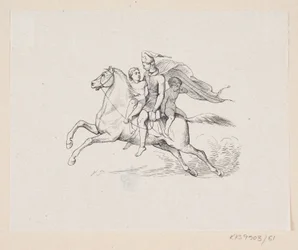 Illustrasjon til "Ole Lukøie" i H.C. Andersen, "Eventyr og historier", bind 1
