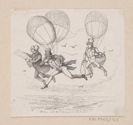 Illustrasjon til "Om Aartusinder" i H.C. Andersen, "Eventyr og historier", bind 2