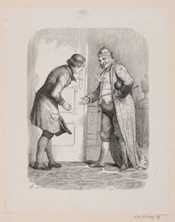 Illustrasjon til «Reisefølget» i H.C. Andersen, "Eventyr og historier", bind 1