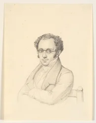 Portrett av notarius publicus, professor, rådmann Nicolai Christian Levin Abrahams