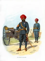 Bombay Artillery, c1890.