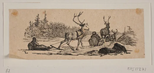 Kanefart med reinsdyr