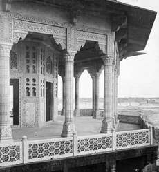 Jasmine Tower, Agra Fort, Agra, India, tidlig på 1900-tallet.