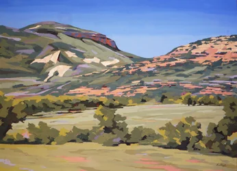Hermosa View, ca. 2024 (olje på lerret)