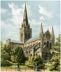 Chichester Cathedral, Sussex, c1870
