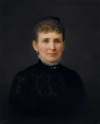 Portrett av en kvinne, ca. 1886 (olje på lerret)